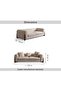 Hangu 3 Seater Sofa - 8