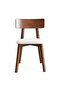 Zion 1+4 Dining Set Solid Wood - Brown Grey - 7
