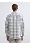 Ozmarka New Season Regular Fit Long Sleeve Plaid Men's Shirt - 4
