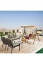 IRAA OUTDOOR SOFA SET 2+1+1+CT - MULTI COLOR - 3