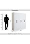 Clean 6 Door Wardrobe - 5