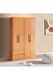 Enstatite 4 Door Wardrobe With 2 Drawers-brown