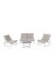 Amaarah Outdoor Sofa Set 2+1+1+coffee Table - Cream - 8