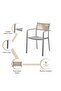 Greed Outdoor Chair -grey - 7