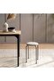 Marius Stool Round - Grey