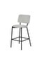 Trego Bar Chair - White Black - 3