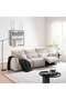 Progo 3 Seater Recliner Sofa - Off White