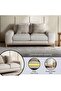 Rocan 2 Seater Sofa - Beige - 7