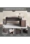 Leno Office Desk 180cm - Dark Oak Top - 7