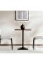 Aparia 2 Seater Dining Table Square Wood - Dark Brown - 2