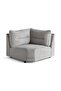 Alabaster Single Seater Corner Sofa - 7
