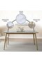 Arith 1+6 Dining Set Sintered Stone - Beige & Gold - 8