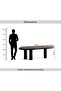 Harper 8 Seater Dining Table Wood - Brown - 6