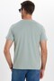Men's Slim Fit Cotton Soft Texture Lycra Flexible Fabric Basic Mint Crew Neck T-Shirt - 8