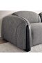 Modra 4 Seater Sofa-dark Grey - 3