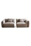 Nukro 3 Seater Sofa-brown - 7