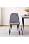 Arith 1+4 Dining Set Sintered Stone - Grey & Black - 4