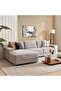 Donta Corner Sofa Set ( Left Side )- Grey