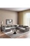 Reem Right Arm Modular Chaise- Grey - 7