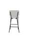 Trego Bar Chair - White Black - 6