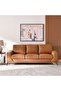 Code 3 Seater Sofa - Light Brown - 2