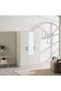 Premier 3 Door Wardrobe With Mirror - White - 2