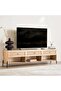 Blaiz Tv Unit Upto 80 Inches Solid Wood - Natural