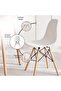 DORTHY NEW 1+4 DINING SET - WHITE NATURAL - 6