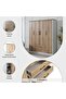 Silvino 4 Door Wardrobe With 2 Drawers Mdf - White - 5