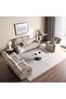 Samwise 2 Seater Recliner Sofa Console With Cup Holder - Beige - 5