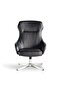 Formal Office Single Seater Sofa Pu + Chrome Legs - 6