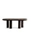 Harper 6 Seater Dining Table Wood - Brown - 6