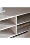 Mercan 6 Door Wardrobe With Mirror - Cream - 6