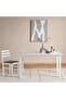 Redley 1+6 Dining Set Solid Wood - White - 2