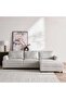 SYNES CORNER SOFA SET - BEIGE