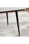 Lukenz 4 Seater Dining Table Marble - White & Black - 4