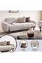 Bloth 3 Seater Sofa - Grey - 8