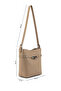 Women's Faux Leather Mink Shoulder Bag - 2