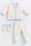 Gaye Baby Boy Starry Bear Newborn Hospital Release 10 Piece Bodysuit Set Boxed Yhç0205 - 6