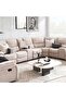 Harmonious Wedge Corner Modular Recliner - Beige - 5