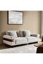 Zentro 3 Seater Sofa - Beige - 4