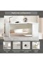 Solmere Office Desk Right Side Return 140cm - White - 8