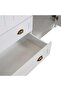 Almada 4 Door Wardrobe - White - 6