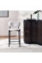 Toro Bar Chair - White Black - 2