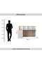 Lexon Reception Table Melamine-light Oak White - 6