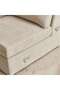 Reem Left Arm Sofa - Beige - 3