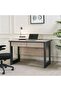 Trooper Smart Desk With 2 Drawers - Black Oak - 2