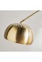 Benzy E27 Arch Floor Lamp 210x45x245cm - Satin Gold - 3