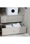 Humana 6 Door Wardrobe - Grey High Gloss - 3