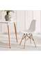 DORTHY NEW 1+4 DINING SET - WHITE NATURAL - 3